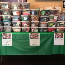 Every year Lifequest Church fills up &quot;shoe boxes&quot; to give blessings to children in need across the world